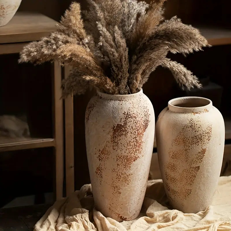 White Speckled Ceramic Planter