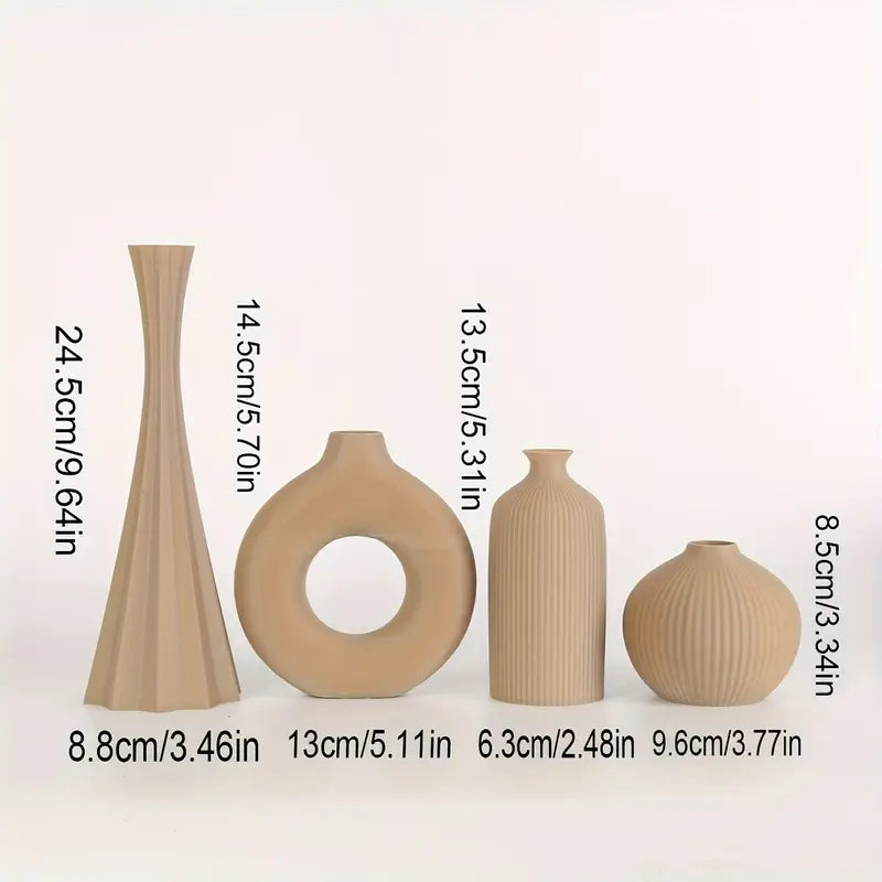 4pcs vase set