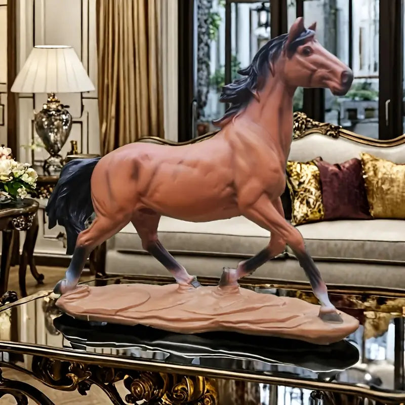 Brown Horse Figurine Decor