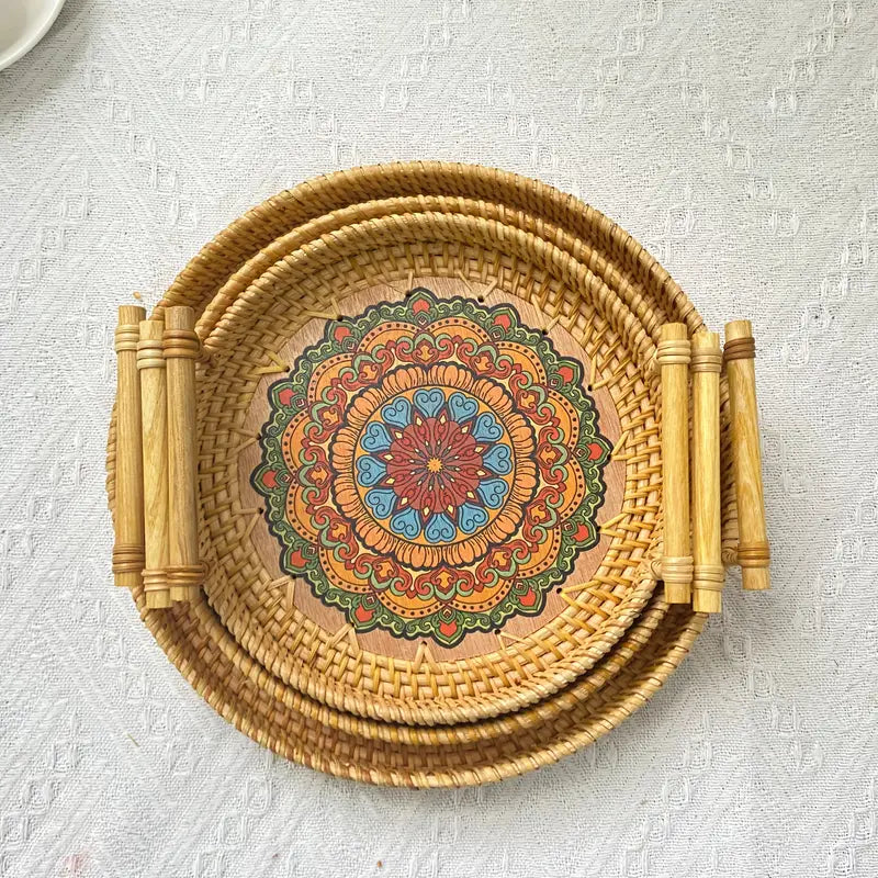 Handmade Printed Basket