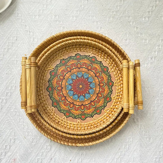 Handmade Printed Basket